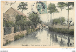 COURVILLE ECOLE DES FILLES ET VUE DE L'EURE - Courville