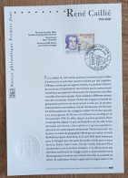 FDC Sur Document - YT N°3257 - RENE CAILLIE - 1999 - 1990-1999