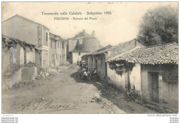 PISCOPIO TERREMOTO NELLE CALABRIE 1905 ENTRATA DEL PAESE - Autres & Non Classés