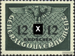 General D4 Unmounted Mint / Never Hinged 1940 Service Marks - Occupazione 1938 – 45