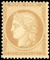 * 36 - 10c. Bistre-jaune. TB. - 1870 Siege Of Paris