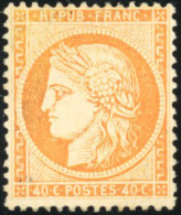 (*) 38 - 40c. Orange. Très Frais. TB. - 1870 Belagerung Von Paris