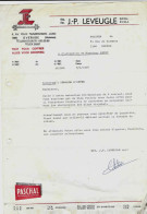 OVERIJSE - Ets J. – P. LEVEUGLE  Systèmes De Coffrage – Lettre Commerciale (1976) - 1950 - ...