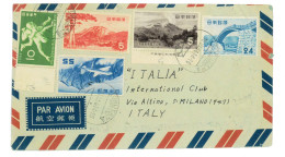 P2950 - JAPON, 1954, COVER TO ITALY, NICE AND CLEAN. - Covers & Documents