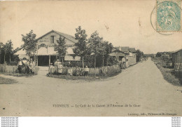 VIGNEUX LE CAFE DE LA GAIETE ET L'AVENUE DE LA GARE - Vigneux Sur Seine