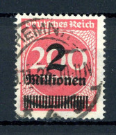Deutsches Reich Infla 309 A P A Y Gestempelt Fotoattest Fleiner #HF215 - Altri & Non Classificati