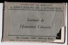 Congrégation Des Religieuses De Saint Joseph De L'Apparition. Souvenir De L'Exposition Coloniale. 11 Cartes Postales. - Non Classés