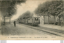 FONTENAY TRESIGNY LES QUAIS DE LA GARE - Fontenay Tresigny