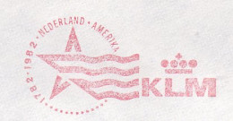 Meter Cover Netherlands 1982 1782 - 1982 200 Years Netherlands - America - KLM - Airplanes