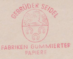 Meter Cut Germany 1956 Lion - Horseshoe - Paper - Andere & Zonder Classificatie