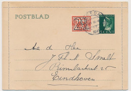 Postblad G. 20 Breda - Eindhoven1941 - Postal Stationery