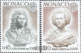 Monaco 1114-1115 (complete Issue) Unmounted Mint / Never Hinged 1974 Europe - Unused Stamps
