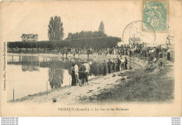 VIGNEUX SUR SEINE LE LAC ET LES PECHEURS - Vigneux Sur Seine