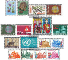 Luxembourg Unmounted Mint / Never Hinged Special Stamps 1970 Birds, EUrope, Fortresses, TrAffic U.A. - Unused Stamps