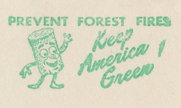 Meter Top Cut USA 1952 Prevent Forest Fires - Pompieri