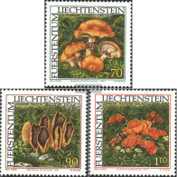 Liechtenstein 1152-1154 (complete Issue) Unmounted Mint / Never Hinged 1997 Rare Mushrooms - Neufs