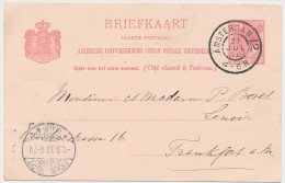 Briefkaart G. 53 Amsterdam - Frankfurt Duitsland 1900 - Postal Stationery