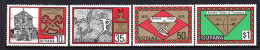 Guyana 1975 Centenary Of Ancient Order Of Foresters Set MNH (SG 644-647) - Guyana (1966-...)