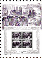 FRANCE 2022 - Nouveauté 75è Salon Philatélique D'automne Paris - L'affiche Dédiée Au PA "Vue De Paris" De 1950 - Neuf ** - Unused Stamps