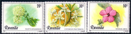 777 Rwanda Fleurs Flowers MH * Neuf  (RWA-69a) - Sonstige & Ohne Zuordnung