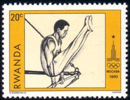 777 Rwanda Gymnastique Moscou MH * Neuf (RWA-53) - Gymnastique