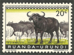 770 Ruanda Buffle Buffalo Bubalus MH * Neuf (RUA-42b) - Other & Unclassified