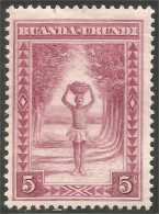 770 Ruanda Urundi Porteur Porter 1931 MH * Neuf (RUA-32) - Ungebraucht