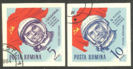766 Roumanie Space Espace Gagarine Titov Gagarin (ROU-335) - Europa