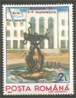 766 Roumanie Riccione 90 Philatelic Exhibition Overprint 1993 MNH ** Neuf SC (ROU-326) - Briefmarkenausstellungen
