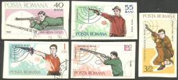 766 Roumanie Championnat Europe Tir Shooting Imperforate Non Dentelés (ROU-310) - Tir (Armes)