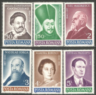 766 Roumanie Historiens Scientifiques Scientist Writer Ecrivain MNH ** Neuf SC (ROU-321) - Unused Stamps