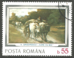 766 Roumanie Vache Cow Kuh Koe Mucca Vacca Vaca Taureau Bull (ROU-301) - Vaches