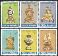 766 Roumanie Horloges Clocks Porcelaine Bronze MNH ** Neuf SC (ROU-251) - Clocks