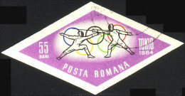 766 Roumanie Fleuret Escrime Fencing Fechten Esgrima Scherma (ROU-3) - Fencing