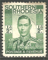 762 Southern Rhodesia George VI 1d (RHS-27) - Case Reali