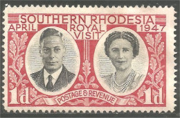 762 Southern Rhodesia 1943 George VI Elizabeth MH * Neuf (RHS-23) - Rhodésie Du Sud (...-1964)