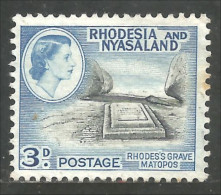 760 Rhodesia Nyasaland Cecil B Rhodes Grave Tombe Matopos (RHO-42c) - Explorers