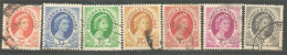 760 Rhodesia Nyasaland Queen Elizabeth II 1/2d To 1/- (RHO-28) - Rodesia & Nyasaland (1954-1963)