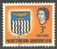 758 Northern Rhodesia Armoiries Coat Of Arms Aigle Eagle Adler Aquila (RHN-14g) - Eagles & Birds Of Prey