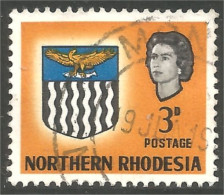 758 Northern Rhodesia Armoiries Coat Of Arms Aigle Eagle Adler Aquila (RHN-14f) - Adler & Greifvögel