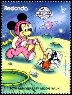 756 Redonda Disney Mickey Chien Dog MNH ** Neuf SC (RED-27) - Chiens