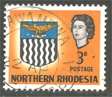 758 Northern Rhodesia Armoiries Coat Of Arms Aigle Eagle Adler Aquila (RHN-14b) - Rodesia Del Norte (...-1963)