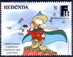 756 Redonda Disney Donald Warrior Guerrier MNH ** Neuf SC (RED-14c) - Kostüme