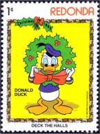 756 Redonda Disney Donald Noel Christmas MNH ** Neuf SC (RED-9) - Disney