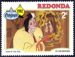 756 Redonda Disney Dalmatiens Dalmatians Vil MNH ** Neuf SC (RED-3a) - Hunde