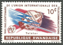 777 Rwanda Telecommunications Satellite Telstar MH * Neuf (RWA-282) - Nuovi