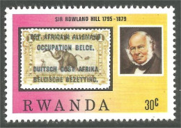 777 Rwanda Rowland Hill Elephant Elefante Norsu Elefant Olifant MNH ** Neuf SC (RWA-255) - Eléphants