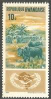 777 Rwanda Elevage Vache Cow Vaca Kuh Koe Mucca Vacca Boeuf Bull MH * Neuf (RWA-229bb) - Farm