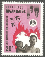 777 Rwanda Anti Nucléaire Nuclear Bombe Bombs MH * Neuf (RWA-208a) - Atomo