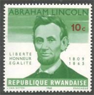 777 Rwanda Abraham Lincoln MNH ** Neuf SC (RWA-205b) - Unused Stamps
